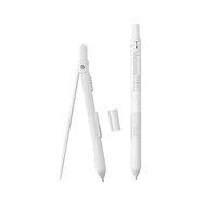 Boussole professionnelle NBX avec crayon mécanique outils de dessin de géométrie mathématique avec 10 pièces 0.7mm conduit fournitures de papeterie pour étudiants enseignants concepteurs travailleurs