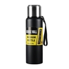 Bouteille à large ouverture isolée sous vide de 17 oz Bouteilles sous vide à double paroi en acier inoxydable Cruche d