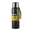 Bouteille à large ouverture isolée sous vide de 17 oz Bouteilles sous vide à double paroi en acier inoxydable Cruche d