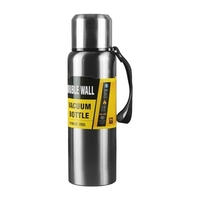 Bouteille à large ouverture isolée sous vide de 17 oz Bouteilles sous vide à double paroi en acier inoxydable Cruche d