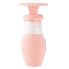 Bouteille compressible en silicone portatif,  2 en 1,  70 ml