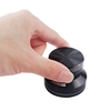 Bouton de contrôle du volume audio USB AIMOS,  bouton de réglage du volume du haut-parleur rotatif Commutateur de contrôle du volume pour Win7 / 8/10 / XP / Mac / Vista Android (noir)