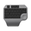 Bouton multifonctionnel de clavier programmable à une main Delux T11 compatible avec le logiciel de conception Mac OS Windows et grand public,  blanc