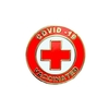 Boutons de broche vaccinés broches en métal de vaccin Badge broches de bouton de notification de destinataire de vaccin 0.9 pouces rondes