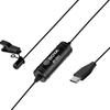 BOYA BY-DM2 Microphone Lavalier Numérique Omnidirectionnel Clip-on Micro Enregistrement Vidéo