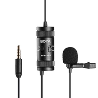 BOYA BY-M1 Microphone à clips universels Pro II Condenseur omnidirectionnel