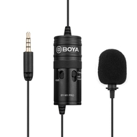 BOYA BY-M1 Pro Microphone Lavalier Omnidirectionnel Micro Tête Condensateur Clip-on