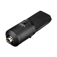 BOYA BY-M1000 Microphone à condensateur à diaphragme professionnel avec kit de support de podcast Cardio de / Omnidirectionnel / bidirectionnel avec double couche Câble anti-choc monté sur câble XLR pour chant Socal Podcaster Home Studio Enregistrem