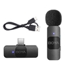 BOYA BY-V10 Système de microphone sans fil à 2, 4G Microphone à pinces