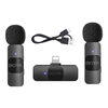 BOYA BY-V2 Un-délai-Deux Système de microphone sans fil 2.4G Microphone à pince