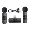 BOYA BY-V20 Un-délai-Deux Système de microphone sans fil 2.4G Microphone à pince