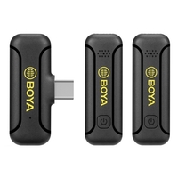BOYA BY-WM3T2-U2 Mini 2.4G système de Microphone sans fil Microphones à pince à revers
