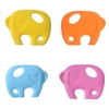 BPA Free Food Grade Silicone Elephant Toddler Teething Toys pour bébé Teether Chew Teething Collier Accessoire