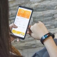 Bracelet applicable Huawei Glory 4 version standard version NFC 50 mètres étanche sport fréquence cardiaque surveillance du sommeil version internationale Meteorite