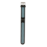 Bracelet de montre 20 mm Bracelet à dégagement rapide en silicone souple avec boucle Bracelet de montre respirant Compatible avec une montre intelligente / traditionnelle de 20 mm