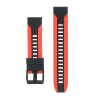 Bracelet de montre 20 mm Bracelet en silicone souple à dégagement rapide avec boucle Bracelet de montre respirant Compatible avec la montre intelligente / traditionnelle de 20 mm