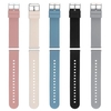 Bracelet de montre 20 mm Bracelet en silicone souple à dégagement rapide avec boucle Bracelet de montre respirant Compatible avec la montre intelligente / traditionnelle de 20 mm