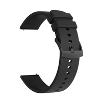 Bracelet de montre 20mm Bracelet à dégagement rapide en silicone souple Remplacement universel du bracelet respirant pour COLMI P8 Plus Smartwatch et autre montre