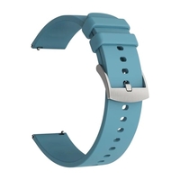 Bracelet de montre 20mm Bracelet à dégagement rapide en silicone souple Remplacement universel du bracelet respirant pour COLMI P8 Plus Smartwatch et autre montre