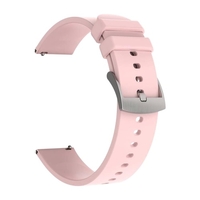 Bracelet de montre 20mm Bracelet à dégagement rapide en silicone souple Remplacement universel du bracelet respirant pour COLMI P8 Plus Smartwatch et autre montre