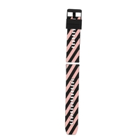 Bracelet de montre 22 mm Bracelet à dégagement rapide en silicone souple avec boucle Bracelet de montre respirant Compatible avec la montre intelligente / traditionnelle de 22 mm