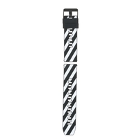 Bracelet de montre 22 mm Bracelet à dégagement rapide en silicone souple avec boucle Bracelet de montre respirant Compatible avec la montre intelligente / traditionnelle de 22 mm