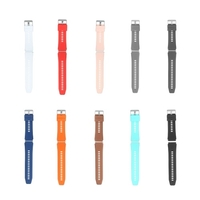 Bracelet de montre 22 mm Bracelet à dégagement rapide en silicone souple avec boucle Bracelet de montre respirant Compatible avec la montre intelligente/traditionnelle de 22 mm