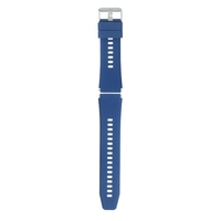 Bracelet de montre 22 mm Bracelet à dégagement rapide en silicone souple avec boucle Bracelet de montre respirant Compatible avec la montre intelligente/traditionnelle de 22 mm