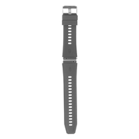 Bracelet de montre 22 mm Bracelet à dégagement rapide en silicone souple avec boucle Bracelet de montre respirant Compatible avec la montre intelligente/traditionnelle de 22 mm