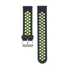 Bracelet de montre 22 mm Bracelet en silicone souple à dégagement rapide avec boucle Bracelet de montre respirant Compatible avec une montre intelligente / traditionnelle de 22 mm