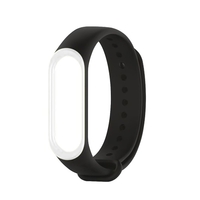 Bracelet de montre bande Sport Fashion portable remplaçable translucide couleur double remplacement de la bande de montre pour XIAOMI MI bande 3