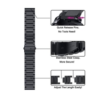 Bracelet de montre de 22 mm en acier inoxydable Bracelet de montre Bracelet de remplacement compatible avec HUAWEI WATCH GT2 46 mm / HONOR MagicWatch2 46 mm / HONOR MagicWatch