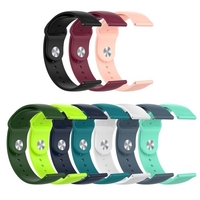 Bracelet de montre de sport 20mm Bracelet de montre intelligente de remplacement à dégagement rapide Bracelet en silicone souple pour montre