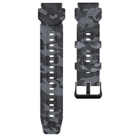 Bracelet de montre en silicone 20 mm Bracelet de montre à dégagement rapide Compatible avec KOSPET TANK M1 Smartwatch robuste pour sports de plein air