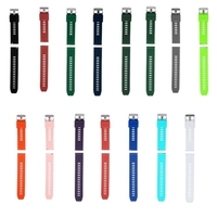 Bracelet de montre en silicone de 20 mm Bracelet de montre à dégagement rapide avec boucle Bracelet de montre respirant doux compatible avec la montre traditionnelle / intelligente de 20 mm
