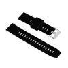Bracelet de montre en silicone de 20 mm Bracelet de montre à dégagement rapide avec boucle Bracelet de montre respirant doux compatible avec la montre traditionnelle / intelligente de 20 mm