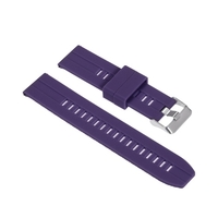 Bracelet de montre en silicone de 20 mm Bracelet de montre à dégagement rapide avec boucle Bracelet de montre respirant doux compatible avec la montre traditionnelle / intelligente de 20 mm