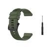 Bracelet de montre en silicone de rechange unisexe 22 mm avec boucle tournevis noire compatible avec la montre GARMIN Forerunner 745,  noir