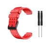 Bracelet de montre en silicone poreux de 22 mm avec tournevis de remplacement pour hommes et femmes compatible avec la montre GARMIN,  noir