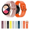 Bracelet de montre en silicone remplaçable 20mm / 22MM Bracelet de montre à boucle Bracelet de montre Compatible avec Samsung Galaxy Watch Active2 Rouge