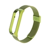 Bracelet de montre intelligente Bracelet de remplacement Bracelet de montre Ceinture Double boucle élastique Bracelet en métal en acier inoxydable Compatible avec Xiaomi Mi Band 5