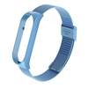 Bracelet de montre intelligente Bracelet de remplacement Bracelet de montre Ceinture Double boucle élastique Bracelet en métal en acier inoxydable Compatible avec Xiaomi Mi Band 5