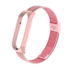 Bracelet de montre intelligente Bracelet de remplacement Bracelet de montre Ceinture Double boucle élastique Bracelet en métal en acier inoxydable Compatible avec Xiaomi Mi Band 5