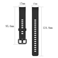 Bracelet en silicone pour Huawei honneur Band 4 / Band 5 Bracelet de remplacement de montre intelligente