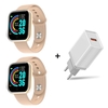 Bracelet intelligent à bande intelligente à écran tactile couleur HD de 1, 3 pouces Y68
