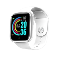 Bracelet intelligent à bande intelligente à écran tactile couleur HD de 1, 3 pouces Y68