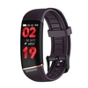 Bracelet intelligent pour hommes Femmes Thermomètre précis Fréquence cardiaque Surveillance de l