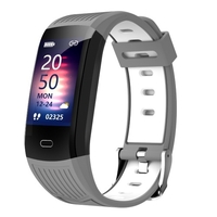 Bracelet Sport Intelligent Sans Bordure Cambrée Haute Définition Grand Écran IP68 Étanche Moniteur de Sommeil de Fréquence Cardiaque Multifonctionnel BT Sport Bracelet