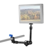 Bras de friction articulant réglable avec support de fixation de barre de 15 mm pour moniteur de terrain LED Light Flash Microphone Camera Cage Rig