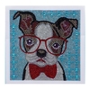 Bricolage 5D Diamant Peinture Motif Chien Mignon 150x150mm